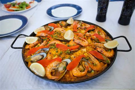 spanish lunch dishes.